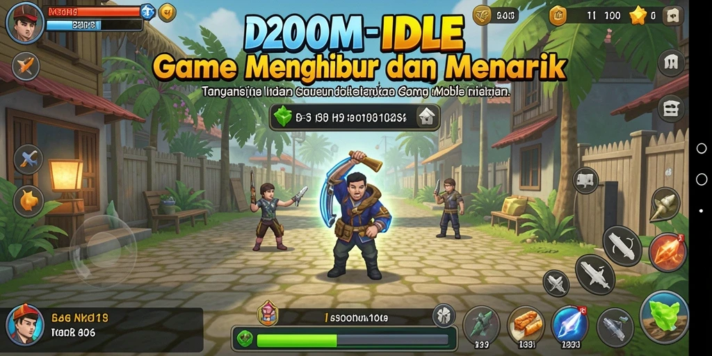 Tampilan gameplay D200M yang menawan dan mengasyikkan.