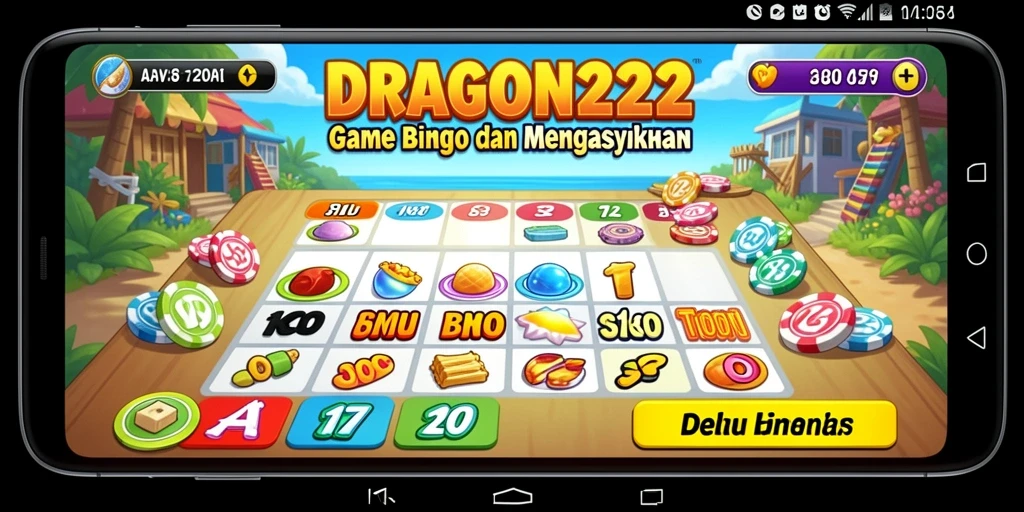 Gameplay Bingo seru dan interaktif di DRAGON222.