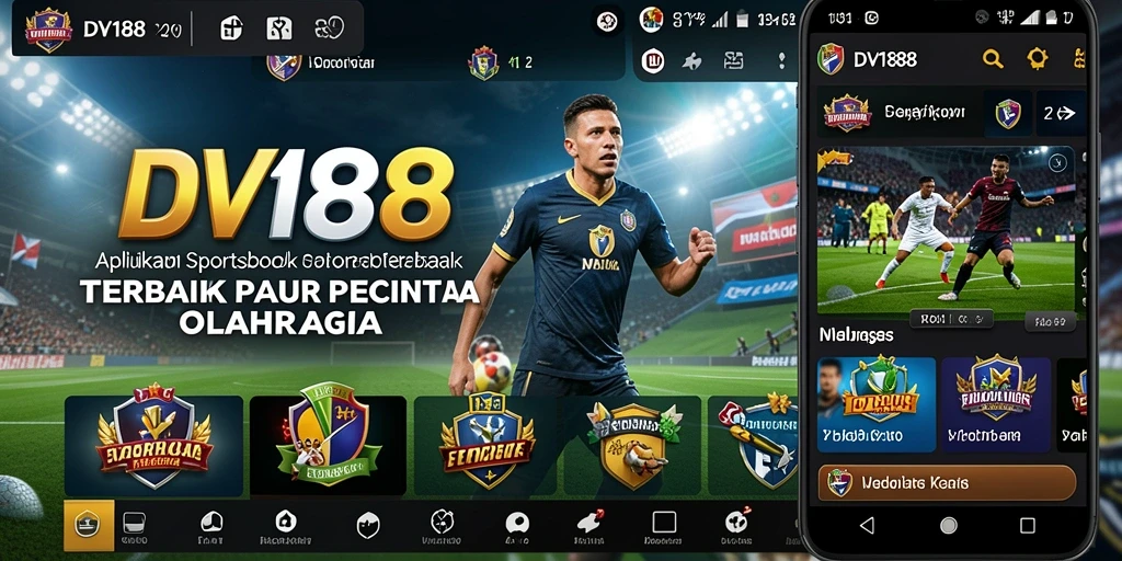 Tampilan gameplay Sportsbook DV188 yang menarik dan informatif.
