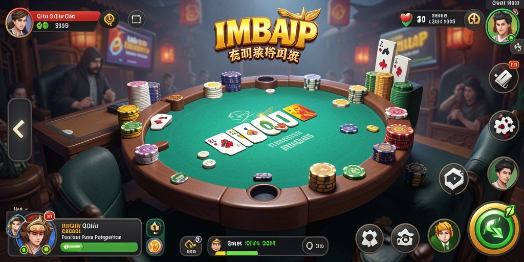 Tampilan gameplay seru dalam permainan QiuQiu.