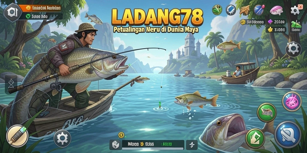 Tangkapan besar di LADANG78 dengan gameplay memancing yang seru.