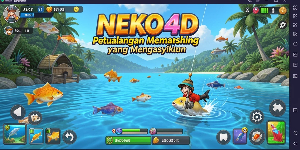 Tangkapan ikan yang mengesankan dalam gameplay NEKO4D.