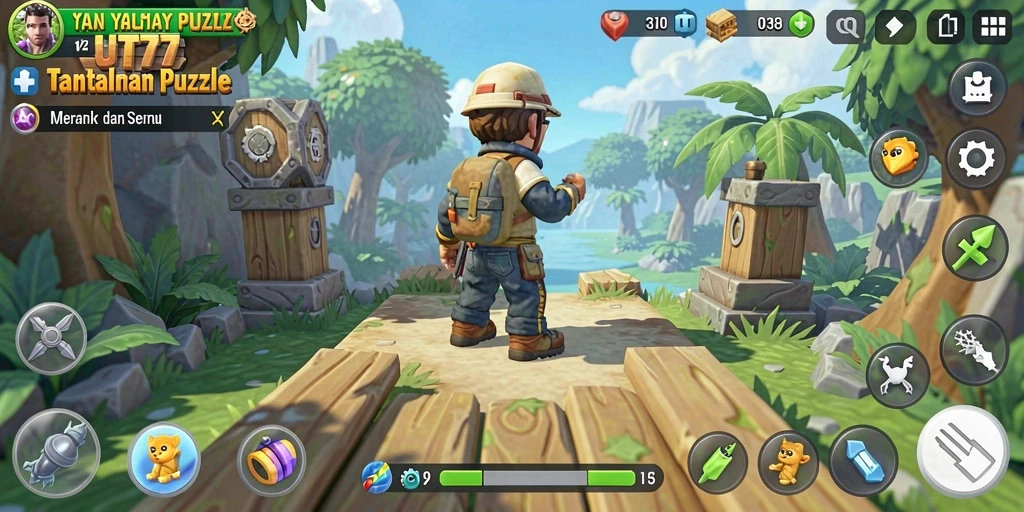 Screenshot UT77 menampilkan gameplay Puzzle yang seru dan menantang.